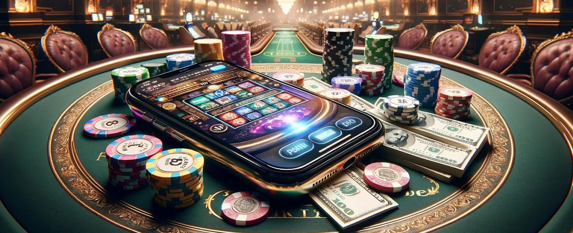 SLOTVIP Link mobile gaming interface with casino games